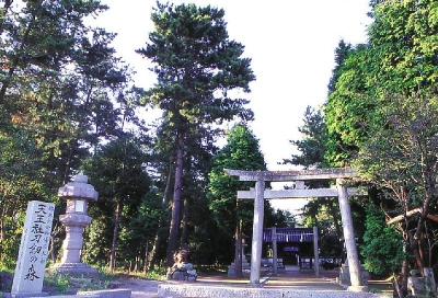 天王社刀剣の森　靱負神社