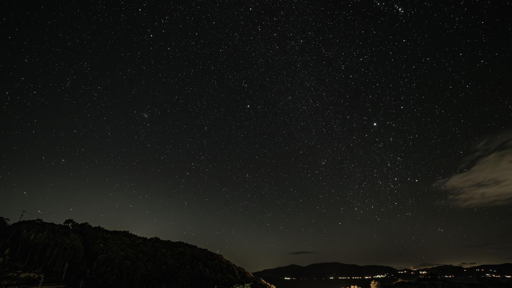 のんびりと瀬戸内の星空を見て癒やされてください。