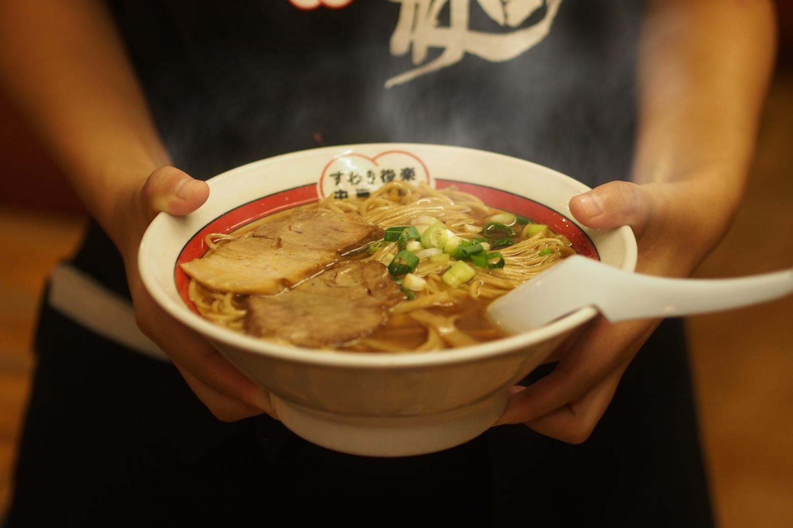 すわき後楽中華そば邑久店-1