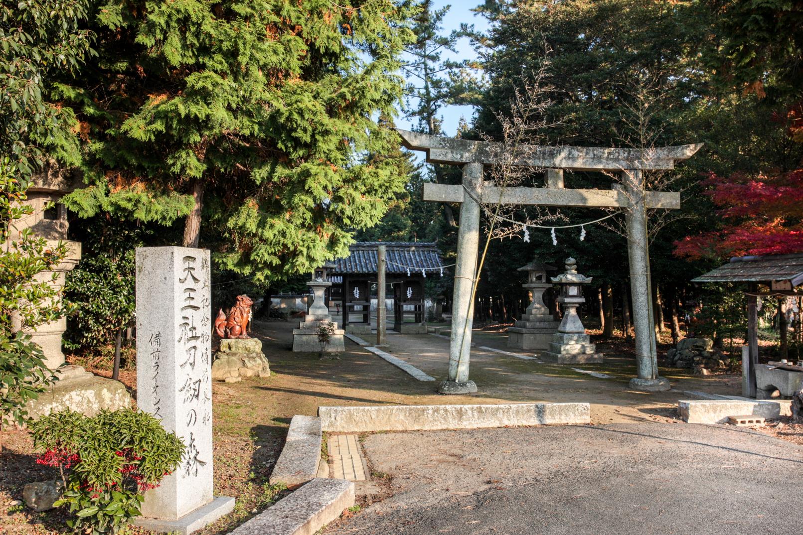 天王社刀剣の森・靱負神社-0